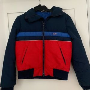 COPY - Vintage 80’s Unisex CB Ski Down Filled Puffer Red/Blue Jacket~1984